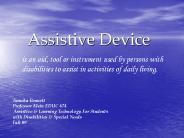Assistive Device