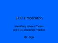 EOC Preparation PowerPoint PPT Presentation