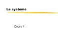 Cours 4 PowerPoint PPT Presentation