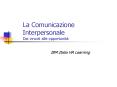 La Comunicazione Interpersonale Dai vincoli alle opportunit PowerPoint PPT Presentation