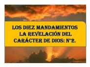 los diez mandamientos la revelaci