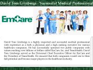 David Tom Grinbergs - Successful Medical Professional