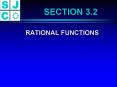 RATIONAL FUNCTIONS PowerPoint PPT Presentation