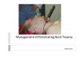 Management of Penetrating Neck Trauma PowerPoint PPT Presentation