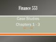 Finance 553 PowerPoint PPT Presentation