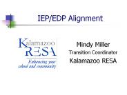 IEP/EDP Alignment