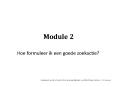 Module 2 PowerPoint PPT Presentation
