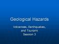 Geological Hazards PowerPoint PPT Presentation