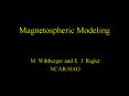 Magnetospheric Modeling PowerPoint PPT Presentation