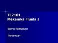 TL2101 Mekanika Fluida I PowerPoint PPT Presentation