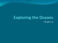 Exploring the Oceans PowerPoint PPT Presentation