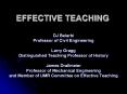 EFFECTIVE TEACHING PowerPoint PPT Presentation