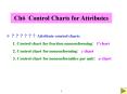Ch6 Control Charts for Attributes PowerPoint PPT Presentation