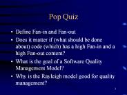 Pop Quiz