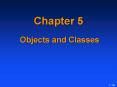 Chapter 5  Objects and Classes PowerPoint PPT Presentation