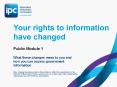 Your rights to information have changed PowerPoint PPT Presentation