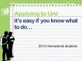Applying to Uni: it PowerPoint PPT Presentation