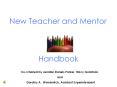 New Teacher and Mentor PowerPoint PPT Presentation