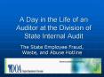 A Day in the Life of an Auditor at the Division of State Internal Audit PowerPoint PPT Presentation