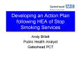 Developing an Action Plan following HEA of Stop Smoking Services PowerPoint PPT Presentation