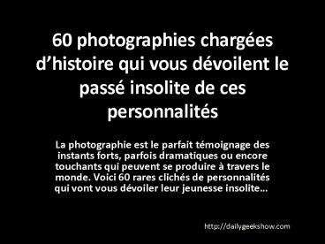 60 photographies charg