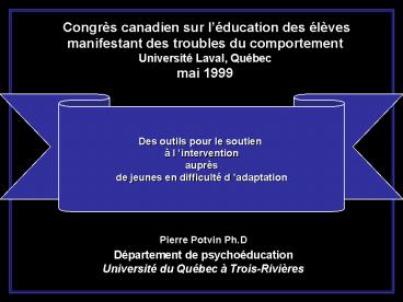 Aucun titre de diapositive