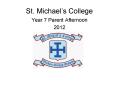 St. Michael PowerPoint PPT Presentation