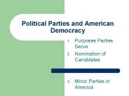 Political Parties and American Democracy