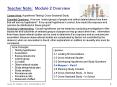 Teacher Note: Module 2 Overview PowerPoint PPT Presentation