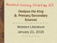 Oedipus the King PowerPoint PPT Presentation