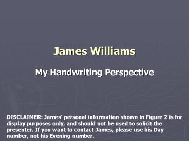 James Williams