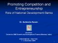 Promoting Competition and Entrepreneurship  Role of National Development Banks PowerPoint PPT Presentation