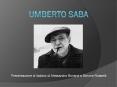 Umberto saba PowerPoint PPT Presentation