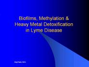 Biofilms, Methylation