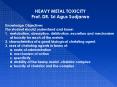 HEAVY METAL TOXICITY PowerPoint PPT Presentation