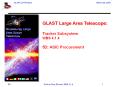 GLAST Large Area Telescope: PowerPoint PPT Presentation