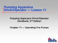 Pumping Apparatus Driver/Operator  PowerPoint PPT Presentation