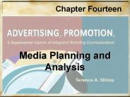 Media Planning and Analysis