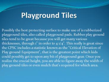 Playground tiles (1)