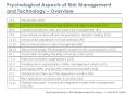 Psychological Aspects of Risk Management and Technology  PowerPoint PPT Presentation