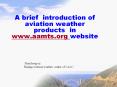 A brief introduction of aviation weather products in www.aamts.org website PowerPoint PPT Presentation