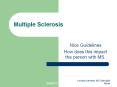 Multiple Sclerosis PowerPoint PPT Presentation