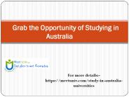 Study MBA with Australia's Top Ranked Universities