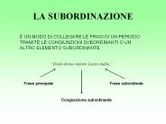 LA SUBORDINAZIONE
