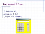 Fondamenti di Java