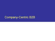 Company-Centric B2B