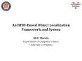 An RFID-Based Object Localization Framework and System PowerPoint PPT Presentation