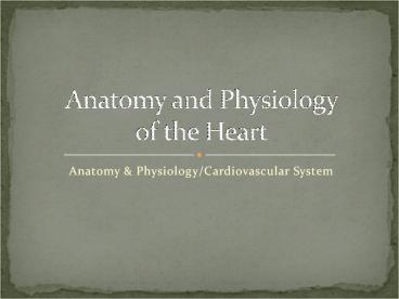 PPT – Anatomy PowerPoint presentation | free to download - id: 6da2ba-MDdiN