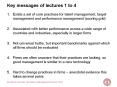 Key messages of lectures 1 to 4 PowerPoint PPT Presentation