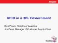 RFID in a 3PL Enviornment PowerPoint PPT Presentation